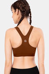 Amante Padded Anti Microbial Sports Bra - Potting Soil — thumbnail 3